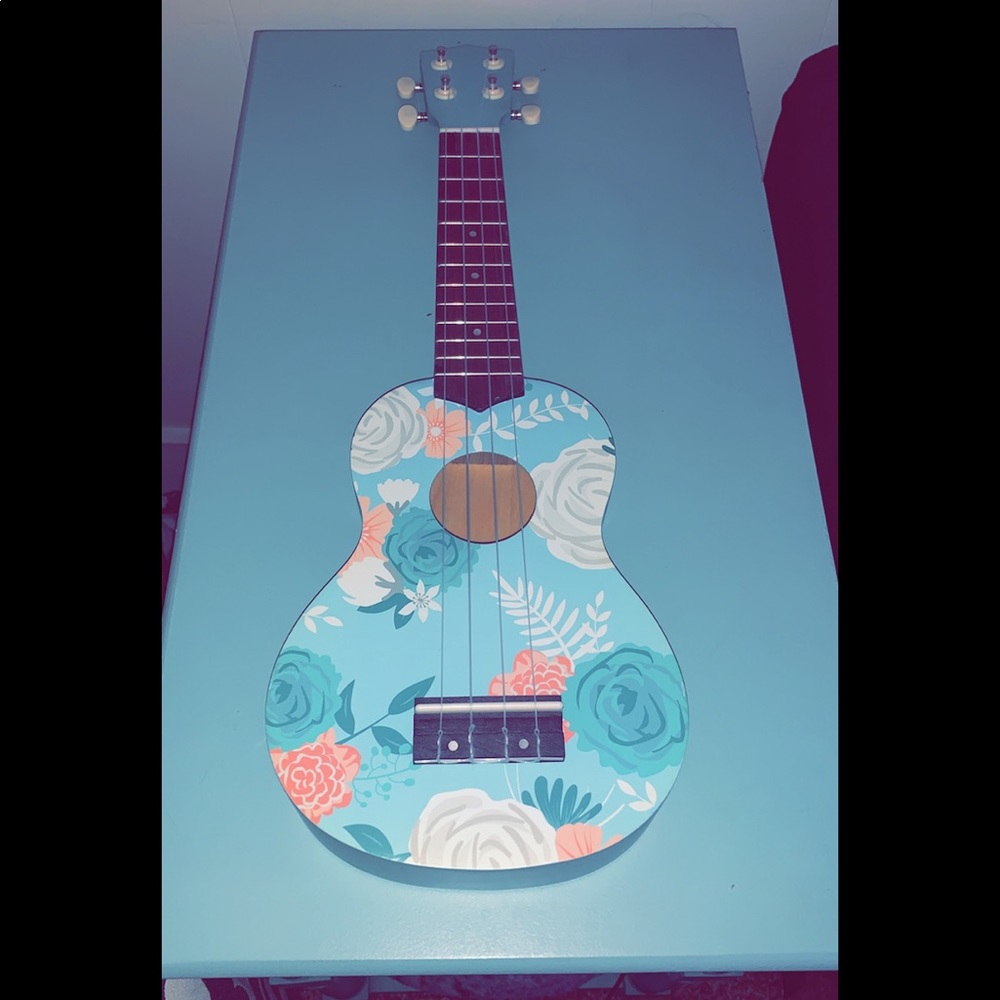 Floral Ukulele